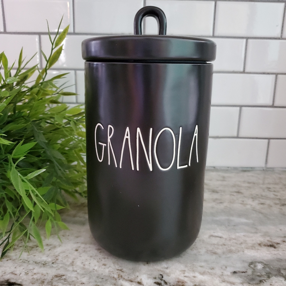 Rae Dunn Granola Tall Canister